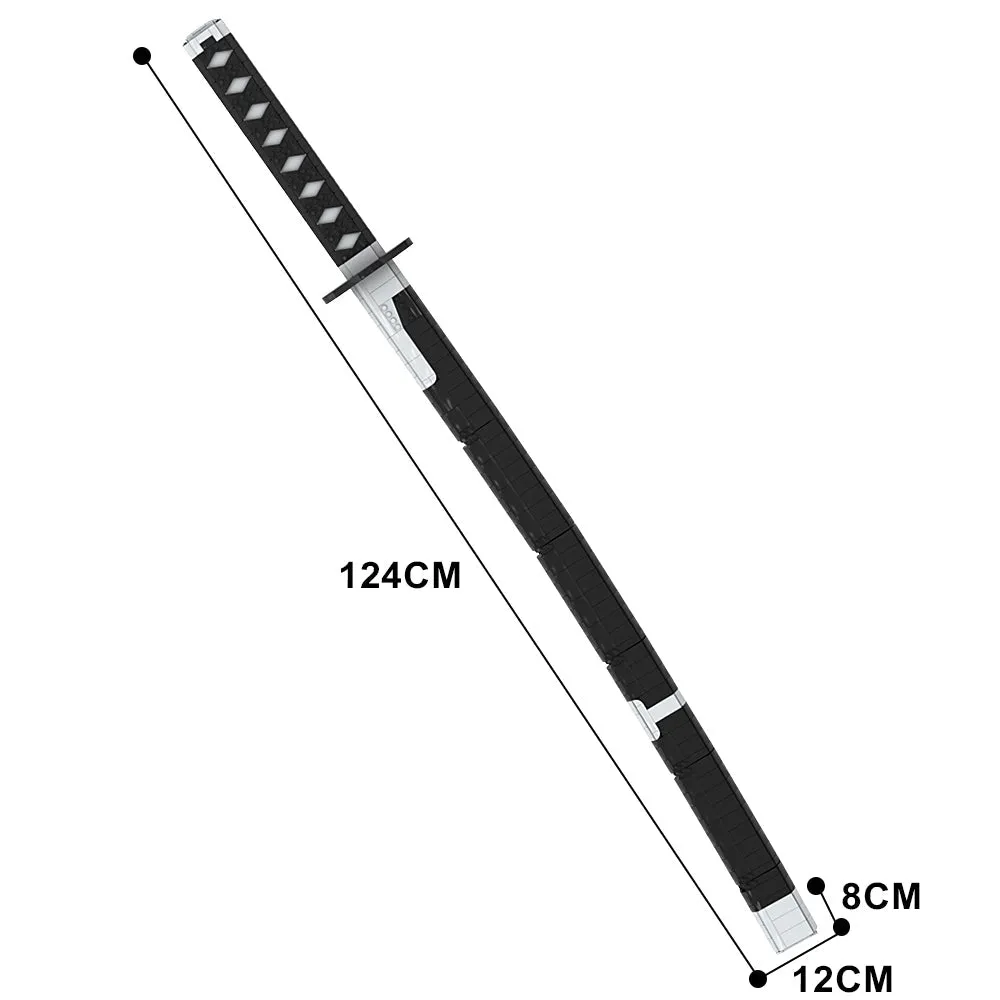 Simple Katana MOC 1263pcs