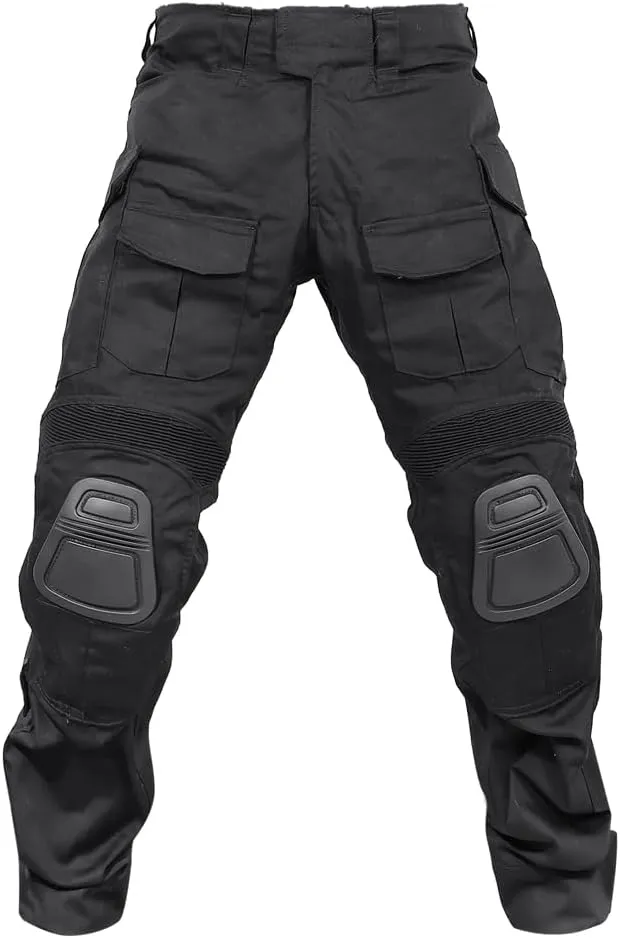 SINAIRSOFT G3 Tactical Pants with Knee Pads,Men's Airsoft Paintball Hunting Outdoor Pants,Combat Army BDU Trousers