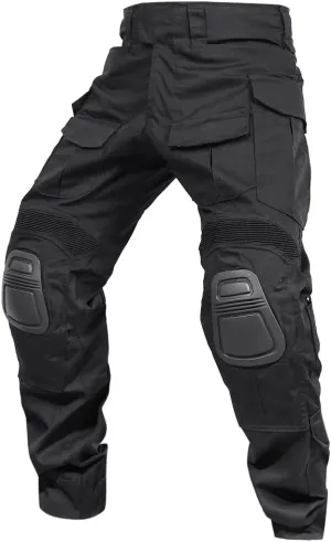 SINAIRSOFT G3 Tactical Pants with Knee Pads,Men's Airsoft Paintball Hunting Outdoor Pants,Combat Army BDU Trousers