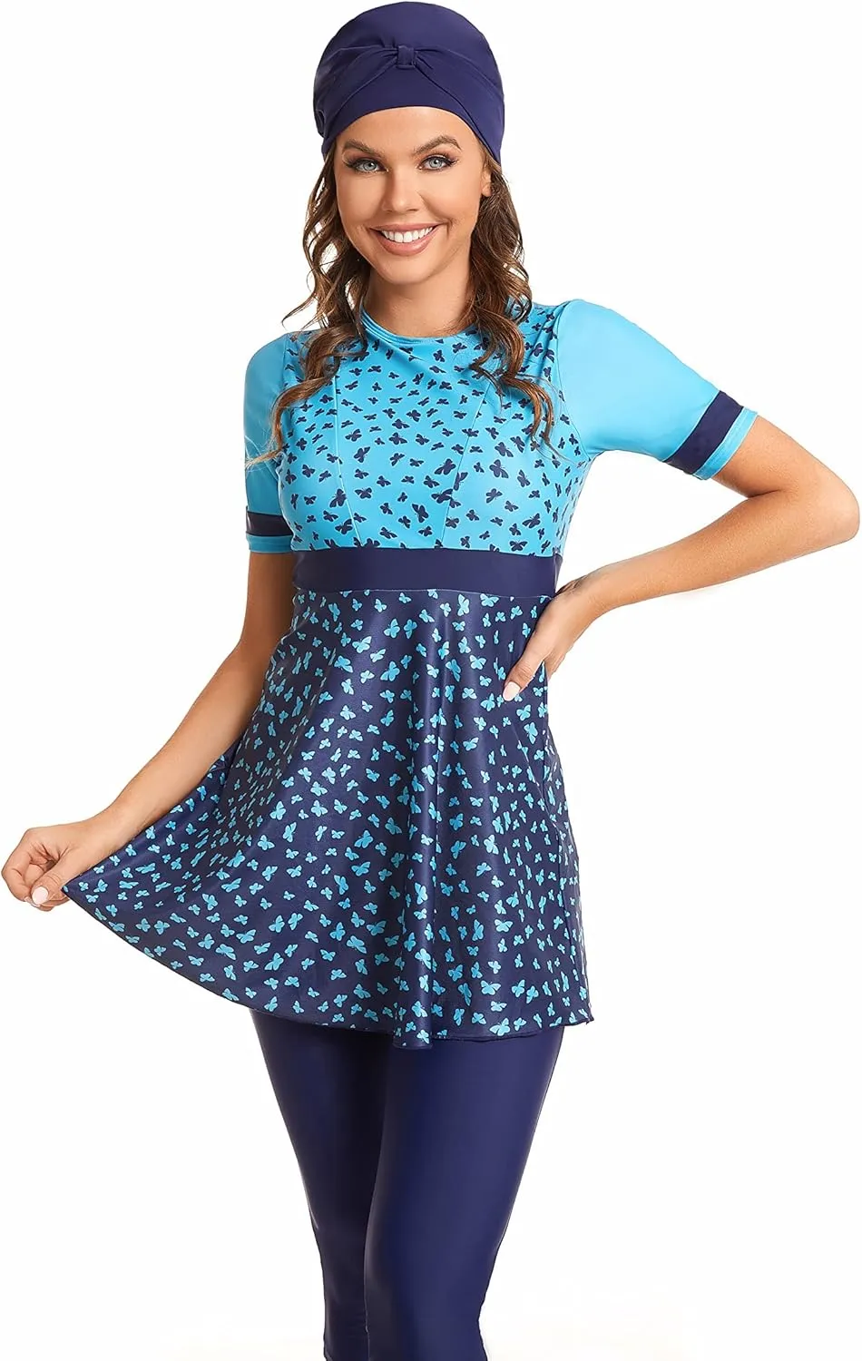 Sizeable Swimwear Women's Surfwear Short Sleeve Swimsuit Girls' Swimwear Beachwear