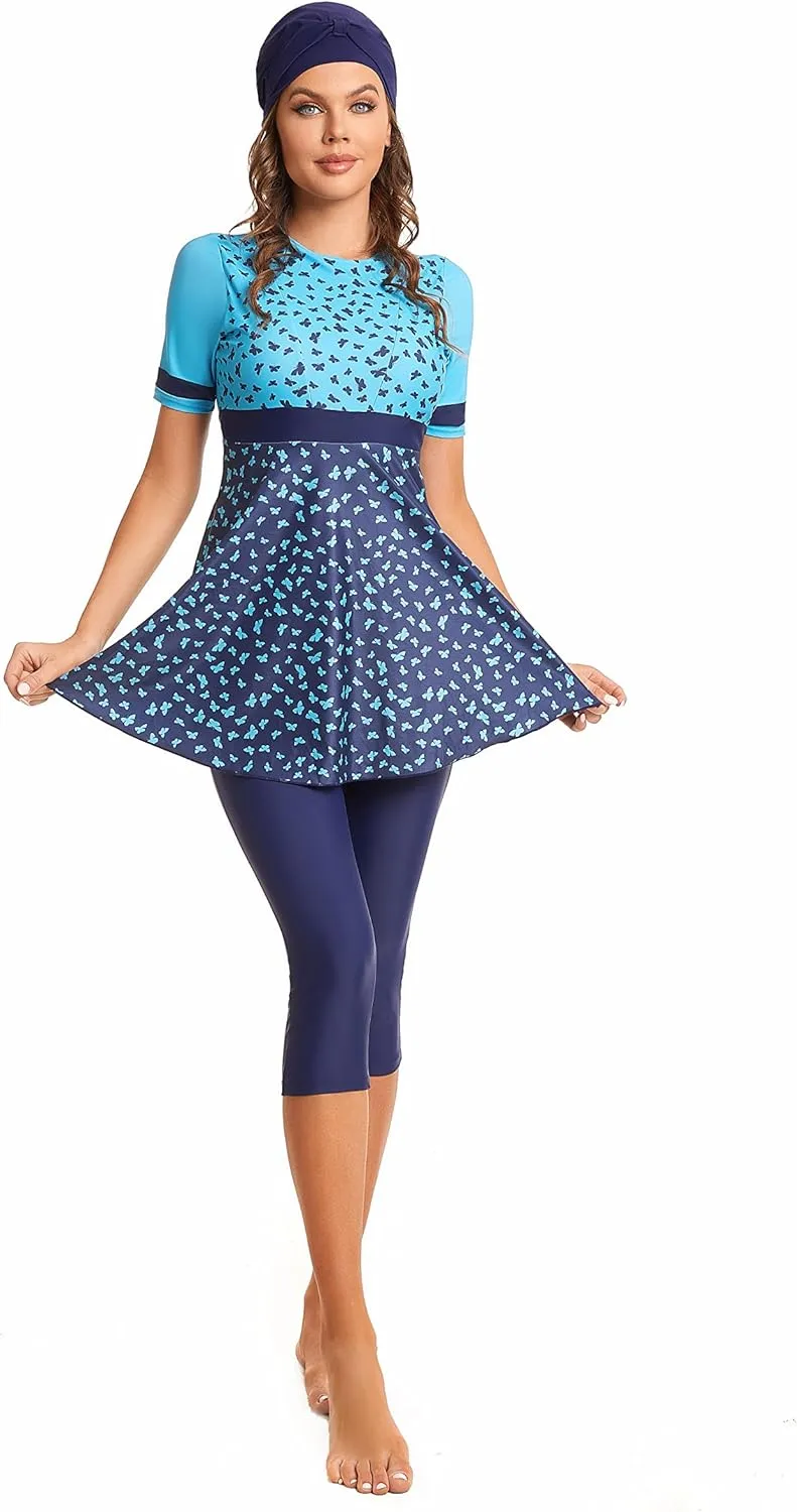 Sizeable Swimwear Women's Surfwear Short Sleeve Swimsuit Girls' Swimwear Beachwear