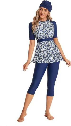 Sizeable Swimwear Women's Surfwear Short Sleeve Swimsuit Girls' Swimwear Beachwear