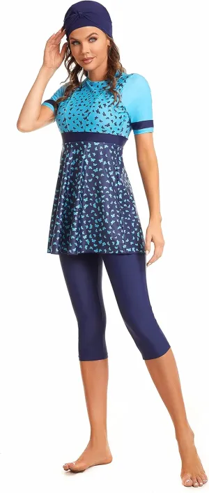 Sizeable Swimwear Women's Surfwear Short Sleeve Swimsuit Girls' Swimwear Beachwear