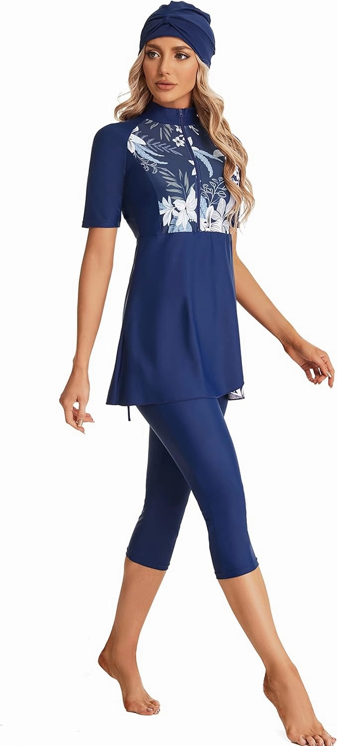 Sizeable Swimwear Women's Surfwear Short Sleeve Swimsuit Girls' Swimwear Beachwear