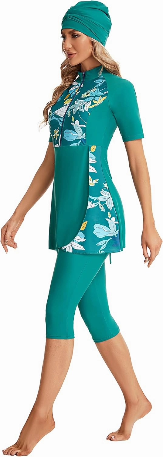 Sizeable Swimwear Women's Surfwear Short Sleeve Swimsuit Girls' Swimwear Beachwear