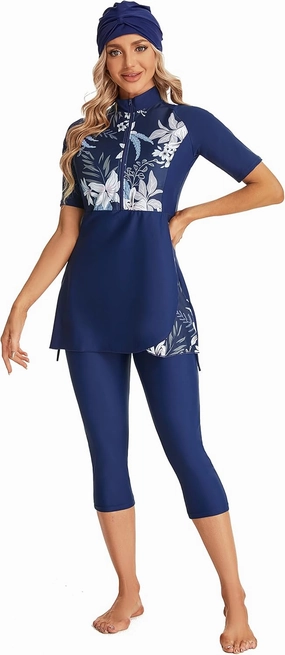 Sizeable Swimwear Women's Surfwear Short Sleeve Swimsuit Girls' Swimwear Beachwear