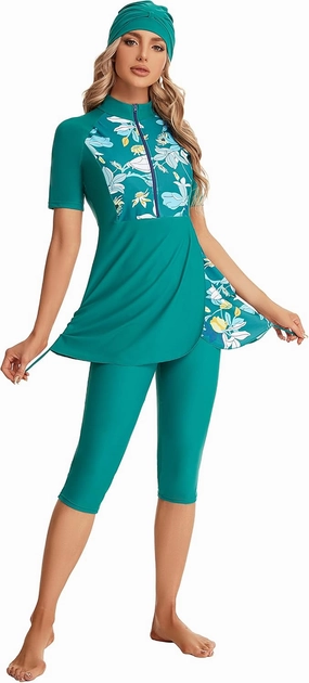 Sizeable Swimwear Women's Surfwear Short Sleeve Swimsuit Girls' Swimwear Beachwear