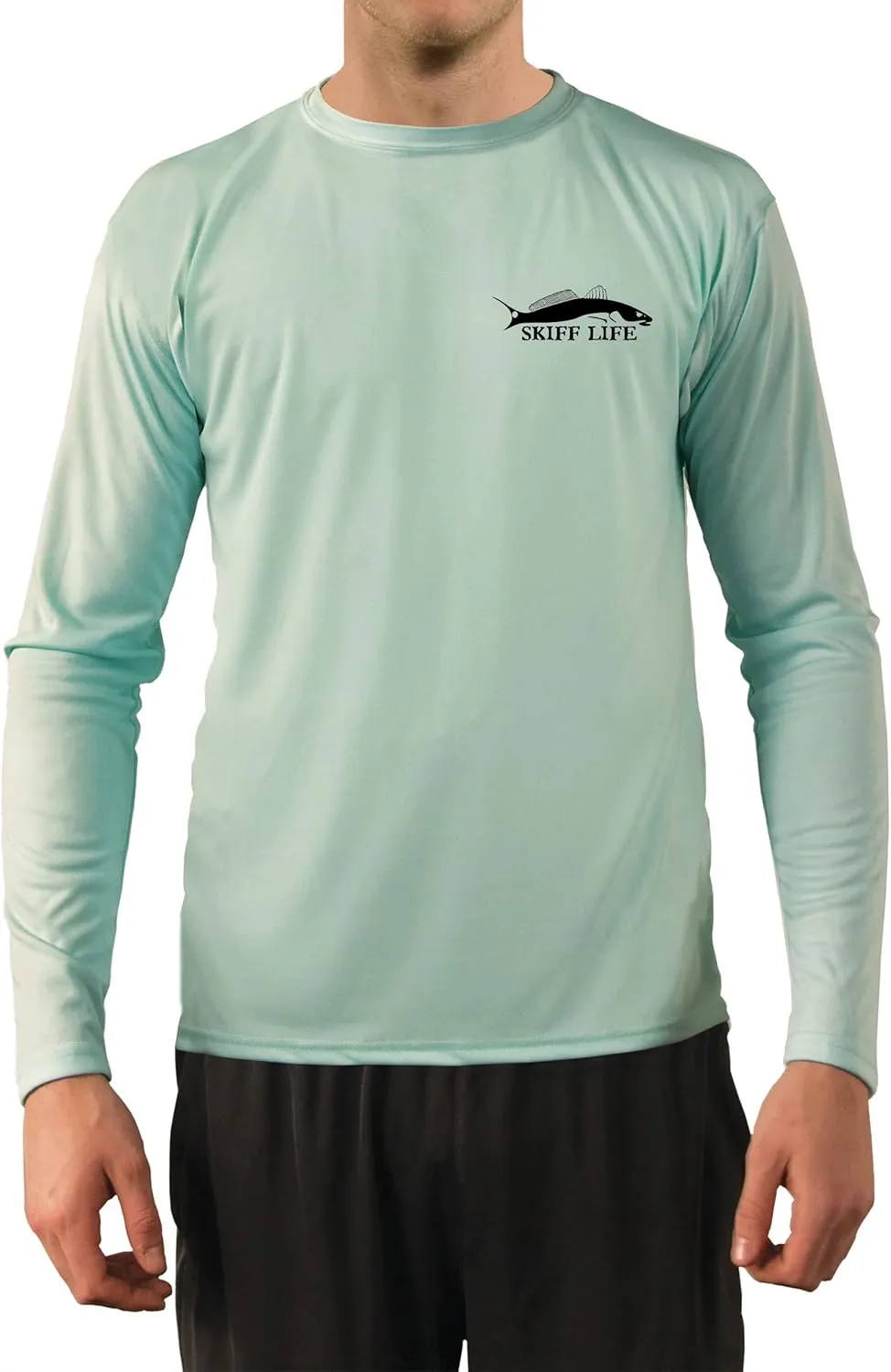 Skiff Life Large Mouth Bass Fishing Shirt - Long Sleeve Men's Fishing Shirt Moisture Wick 50  UPF Fabric Bass Pro Shop