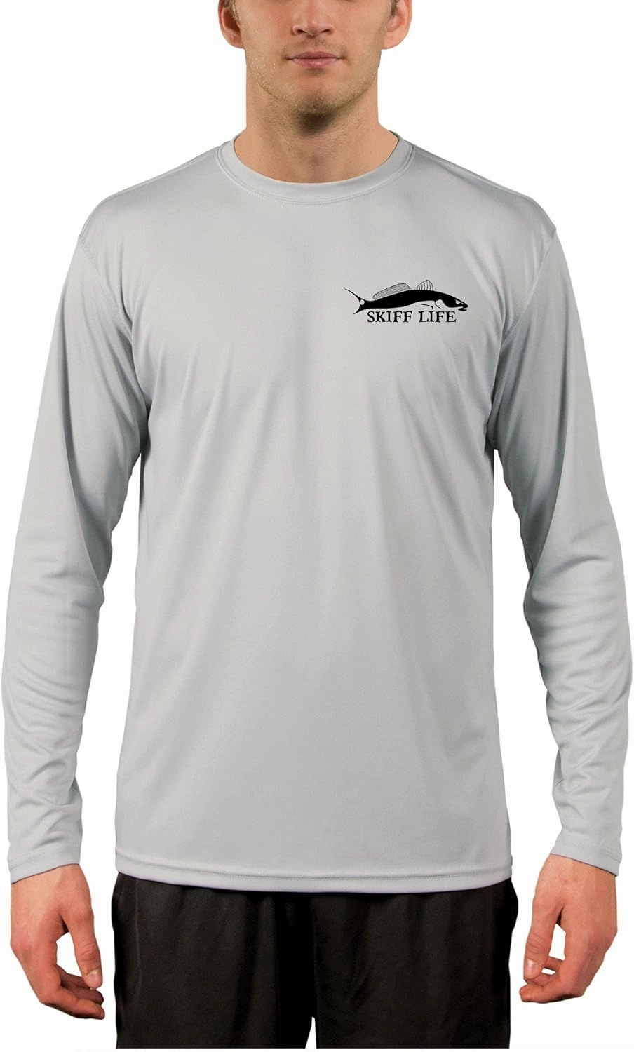 Skiff Life Large Mouth Bass Fishing Shirt - Long Sleeve Men's Fishing Shirt Moisture Wick 50  UPF Fabric Bass Pro Shop