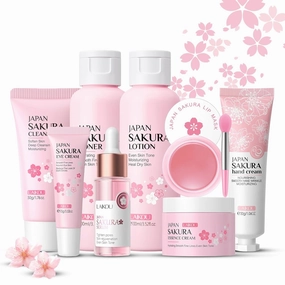 Skin Care for Teens Girl Women - Japan Skin Care for Teens 10-12, Skincare Kit Travel Size, teenage skin care Set for Daily Hydrating & Nourish, Facial Kit for Women All Skin Types 8-Pack