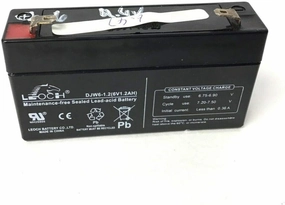 SLA Rechargeable Battery - 6v Battery 1.2Ah Long-Lasting Power in Exercise Equipment - Deep Cycle Backup Battery for Upright Stepper - Works with Star Trac P/N 800-3102