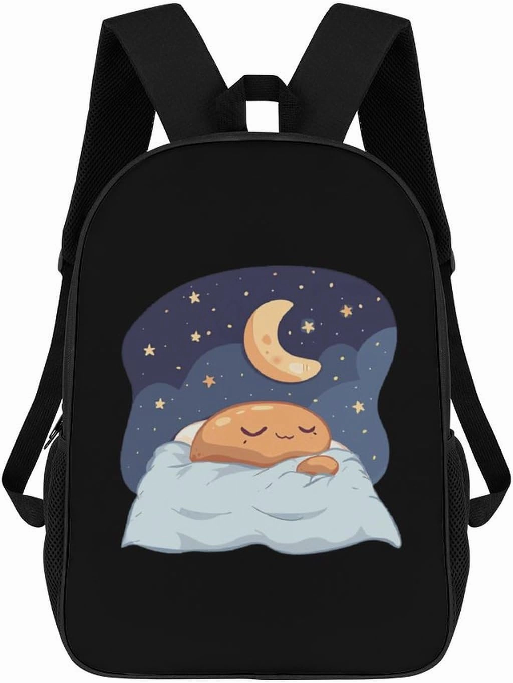Sleeping Cocoa Chocolate Beans 17 Inches Unisex Laptop Backpack Lightweight Shoulder Bag Travel Daypack