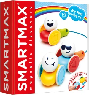 SMARTMAX - My First Wobbly Cars, Magnetic Construction Set, Ages 1-5