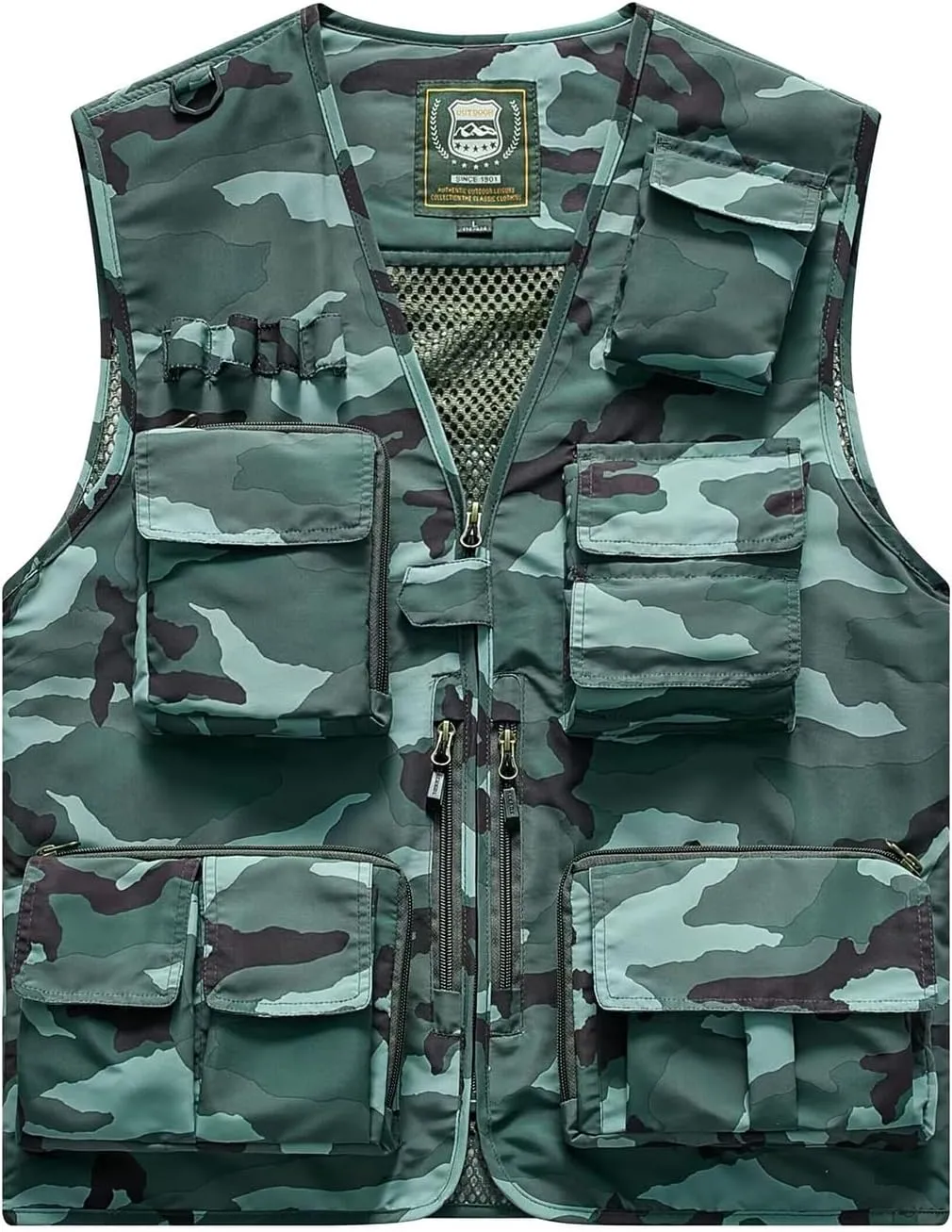 Sobrisah Outdoor Fishing Vest Safari Photography Work Outerwear Vests Family Matching Travel,12Years - Adult XXL