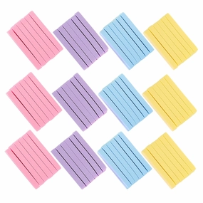 SOIMISS 144pcs Disposable Facial Cleansing Puff Makeup Remover Sponge Pad Gentle Cleansing for All Skin Random Color