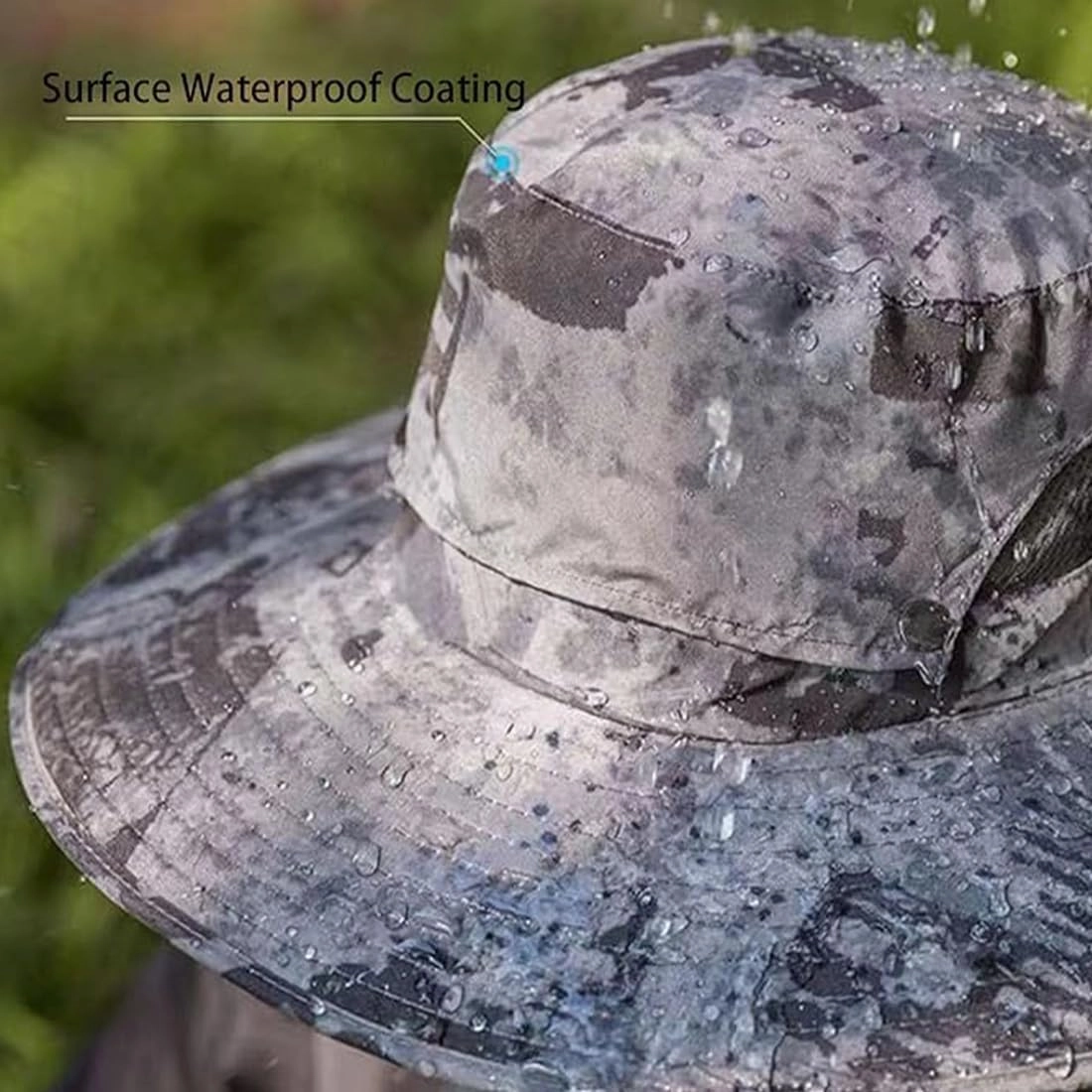Solar Fan Fishing Hat – Wide Brim Outdoor Sun Hat with Solar Powered Fans, USB Rechargeable, Breathable and Waterproof