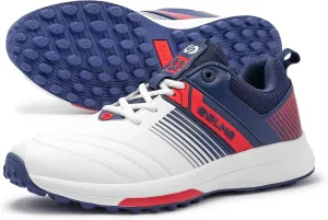 SOLM8 S2 Cricket Shoes Men Boys Junior Players - Advanced Grip Rubber Spikes for Turf/Grass, Ultralight Cushioning in Bright Colors (2025 Edition)
