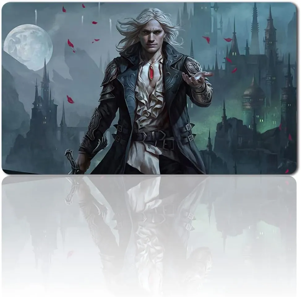 Sorin MARKOV - Board Game TCG Playmat Table Mats Size 23.6X13.8 inch Games Mousepad Compatible for TCG MTG Playmat Bag