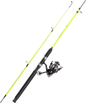 Sougayilang Catfish Fishing Rod and Reel Combo, 2-Piece Spinning Combo, Durable Graphite & Glass Blanks Fishing Pole for Crappie