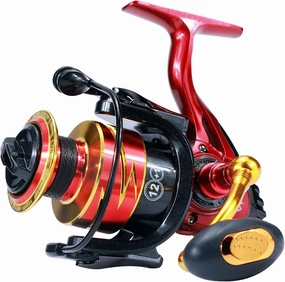 Sougayilang Spinning Reel, Lightweight Reels 12 1 Stainless BB Ultra Smooth Fishing Reel for Freshwater