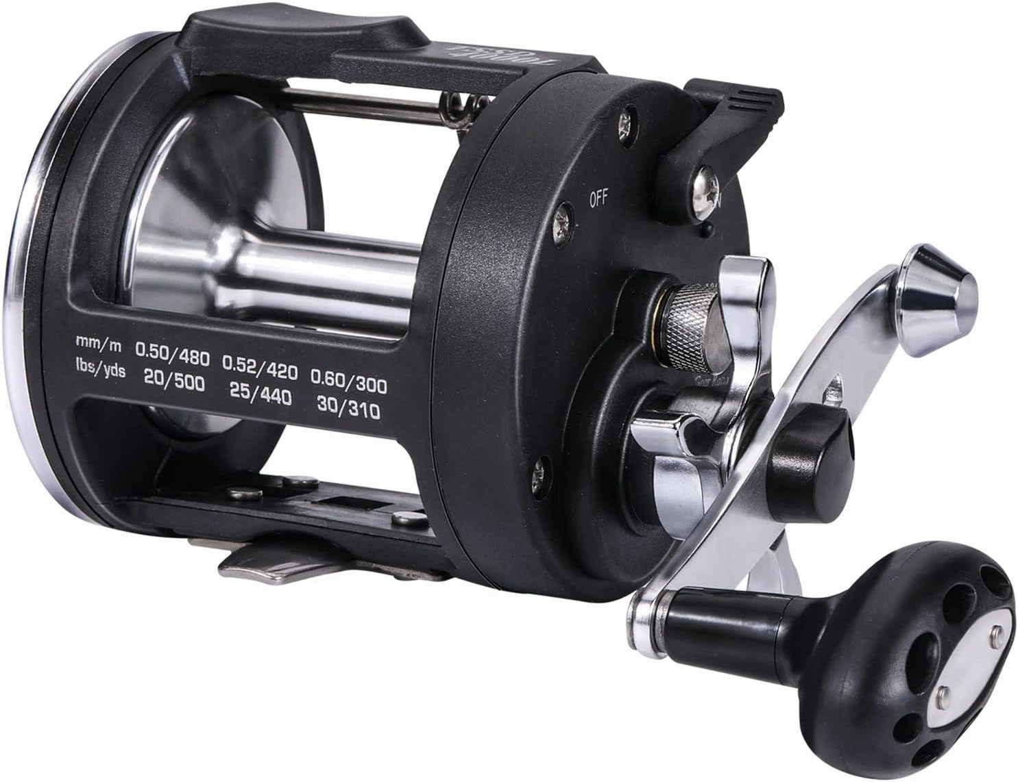 Sougayilang Trolling Reel, Level Wind Fishing Reel, Conventional Reel for Salmon and Catfish