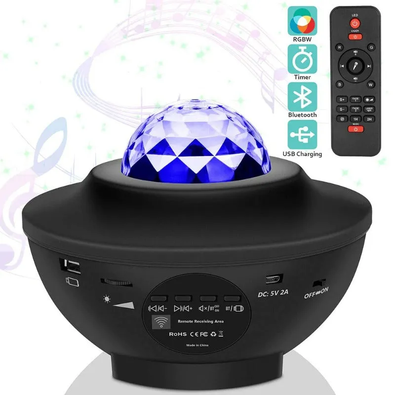 Sound-Activated Projector Night Light