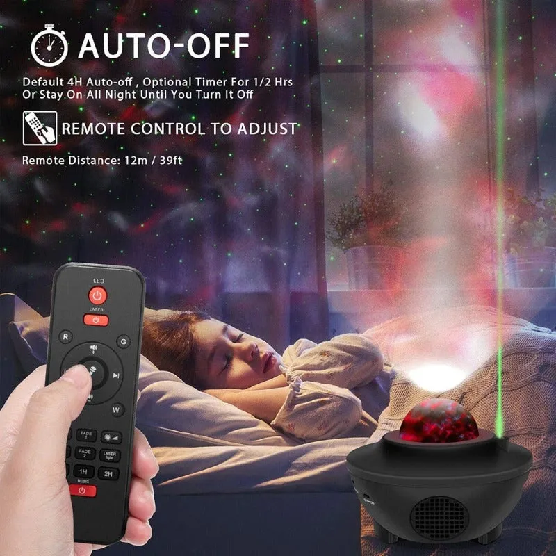 Sound-Activated Projector Night Light