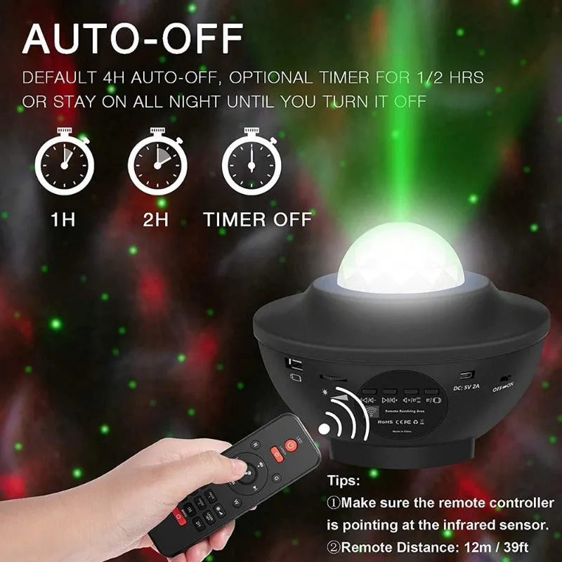 Sound-Activated Projector Night Light