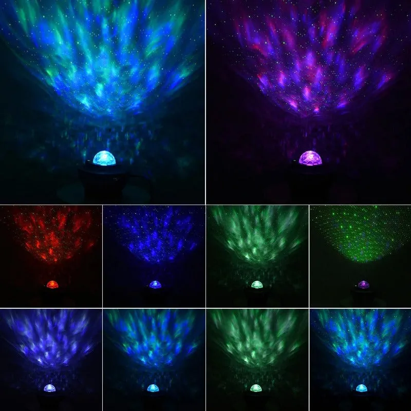 Sound-Activated Projector Night Light