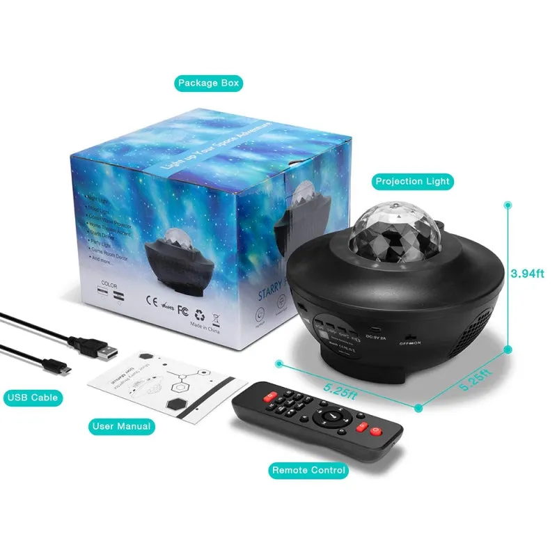 Sound-Activated Projector Night Light