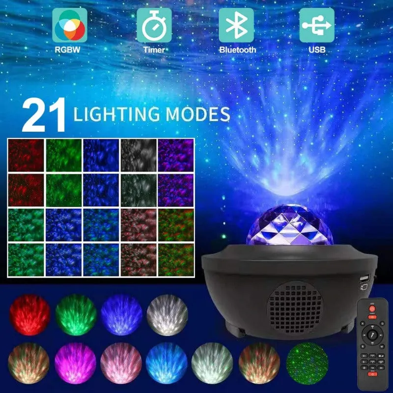 Sound-Activated Projector Night Light