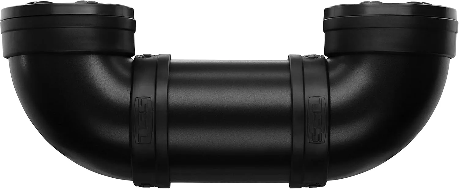 SOUNDSTORM BTB8 ATV UTV Weatherproof Sound System - 8 Inch Speakers, 1 Inch Tweeters, Amplified, Bluetooth, Aux-in, Easy Installation for 12V Vehicles