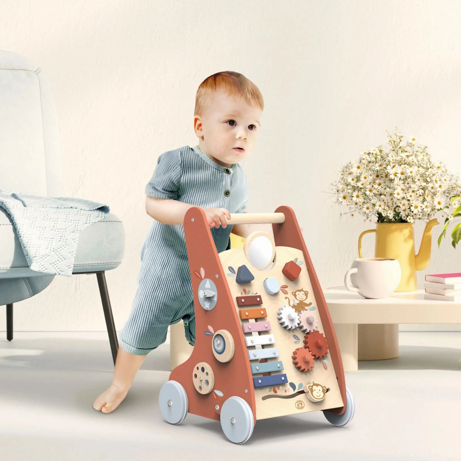 Speedy Monkey - Multi Activity Push Activity Walker