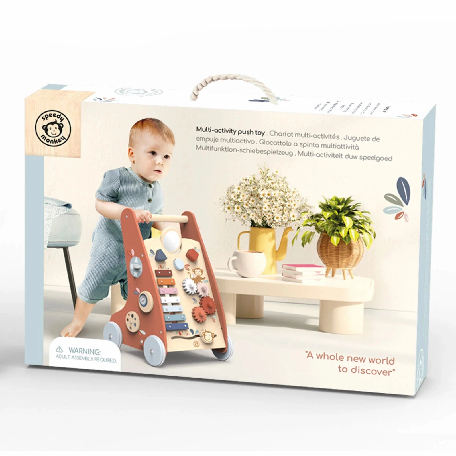 Speedy Monkey - Multi Activity Push Activity Walker