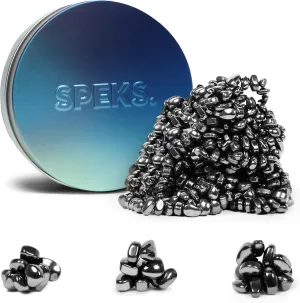 Speks Original Crags Ferrite Putty | 500  Ferrite Stones in a Tin, Fidget Toy for Stress Relief, Sensory Desk Toy for Adults & Teens 14  | Blue Gradient, Medium