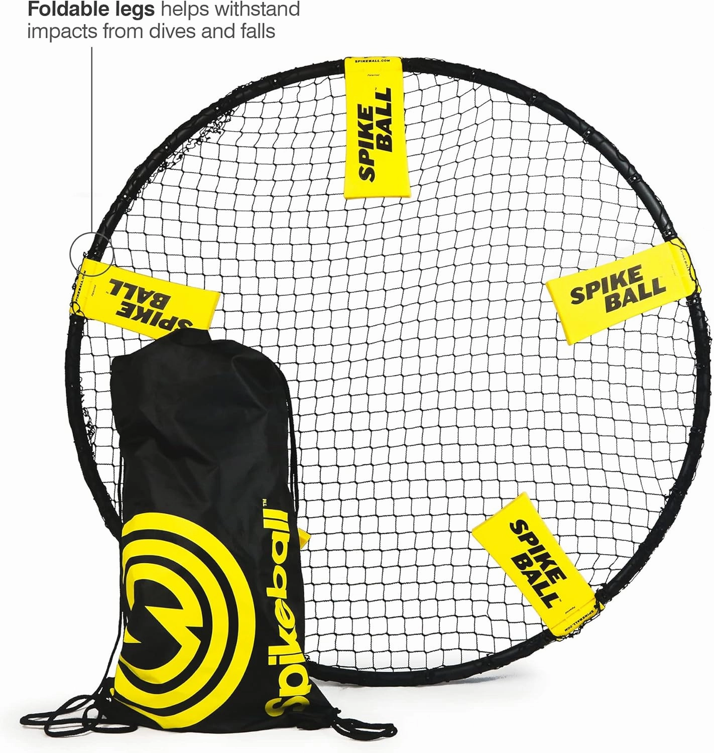 Spikeball 3 Ball Original Roundnet Game Set - Includes 3 Balls, net and Bag