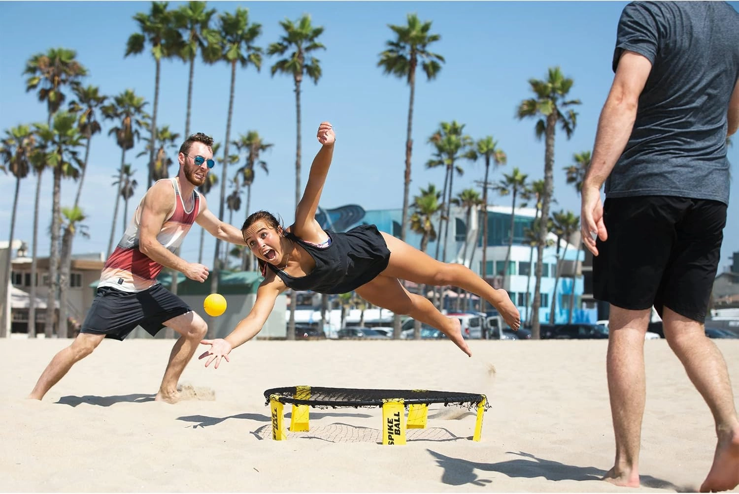 Spikeball 3 Ball Original Roundnet Game Set - Includes 3 Balls, net and Bag