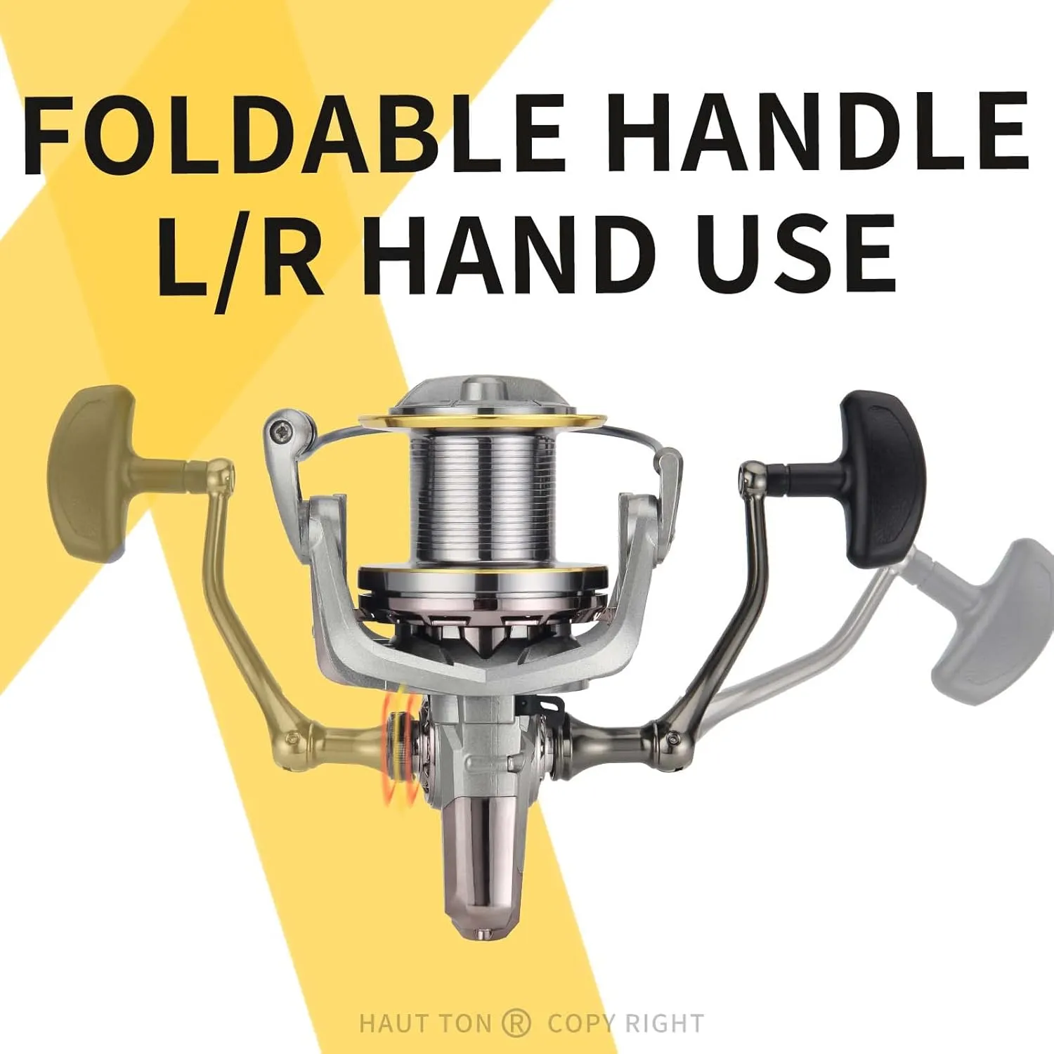 Spinning Reel 8000/9000/10000/12000/14000,17 1BB Graphite Frame Surf Fishing Reels,4.8:1 Gear Ratio 55lbs Max Drag Inshore&Offshore Saltwater Fish