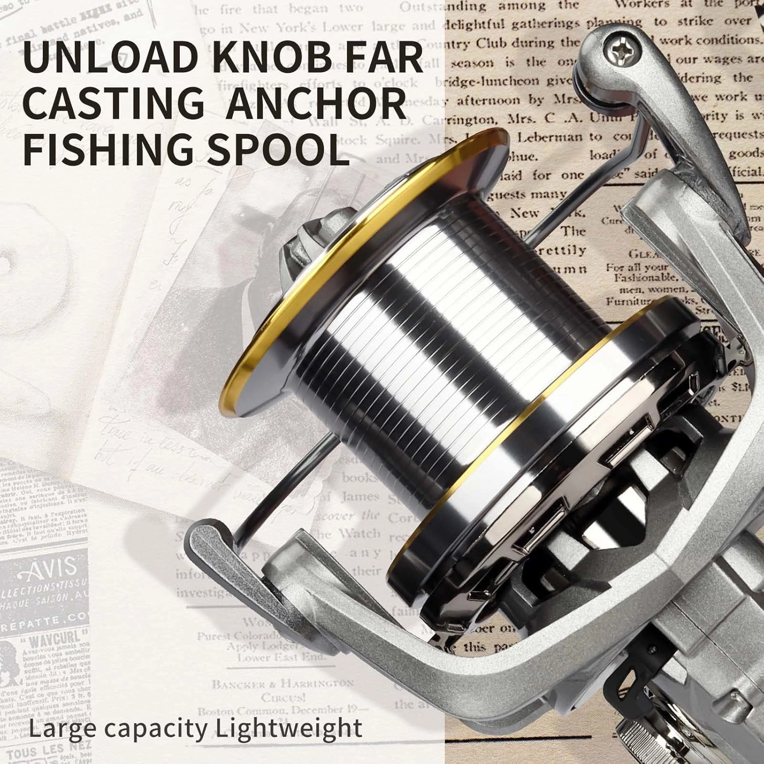 Spinning Reel 8000/9000/10000/12000/14000,17 1BB Graphite Frame Surf Fishing Reels,4.8:1 Gear Ratio 55lbs Max Drag Inshore&Offshore Saltwater Fish
