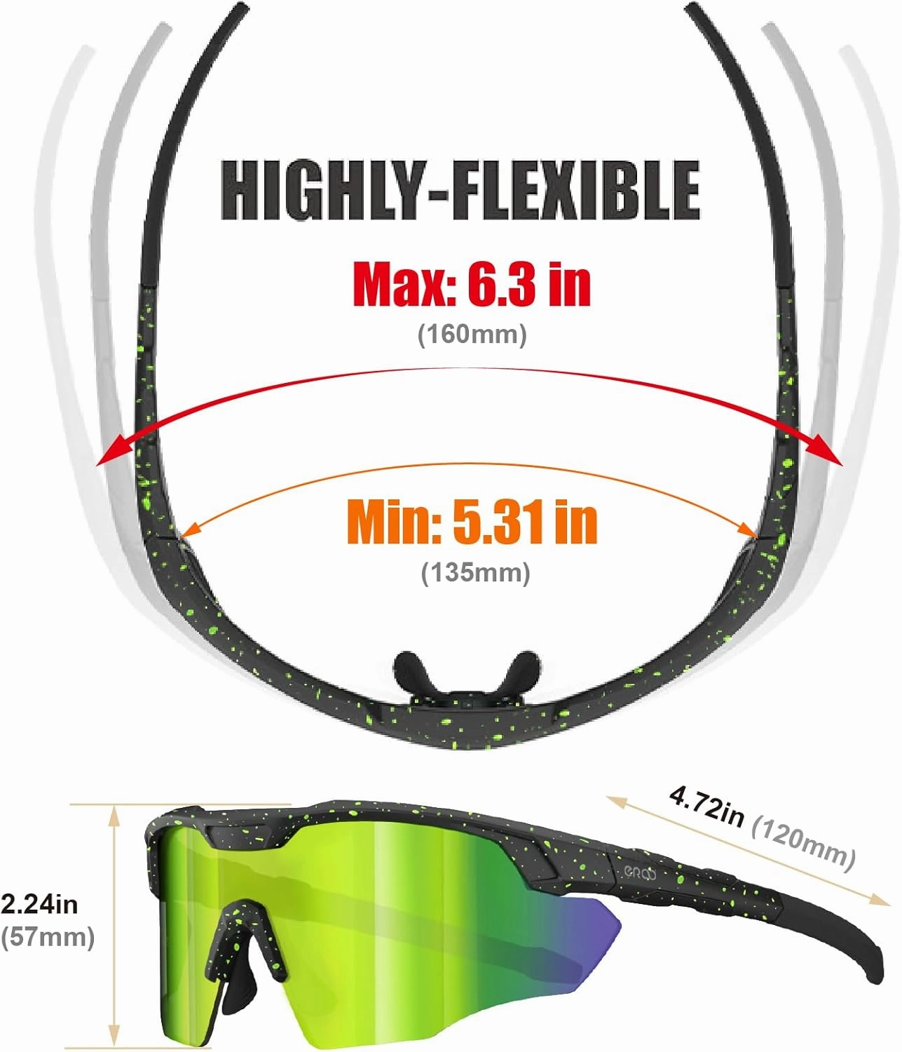 Sports Shades XL Sunglasses for Men Baseball, Running Cycling Volleyball MTB Outdoor Recreation Gifts Padel Beach Tennis