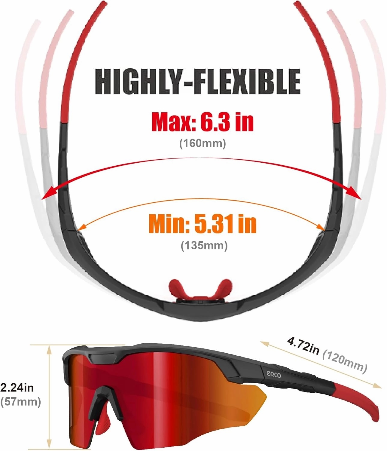 Sports Shades XL Sunglasses for Men Baseball, Running Cycling Volleyball MTB Outdoor Recreation Gifts Padel Beach Tennis