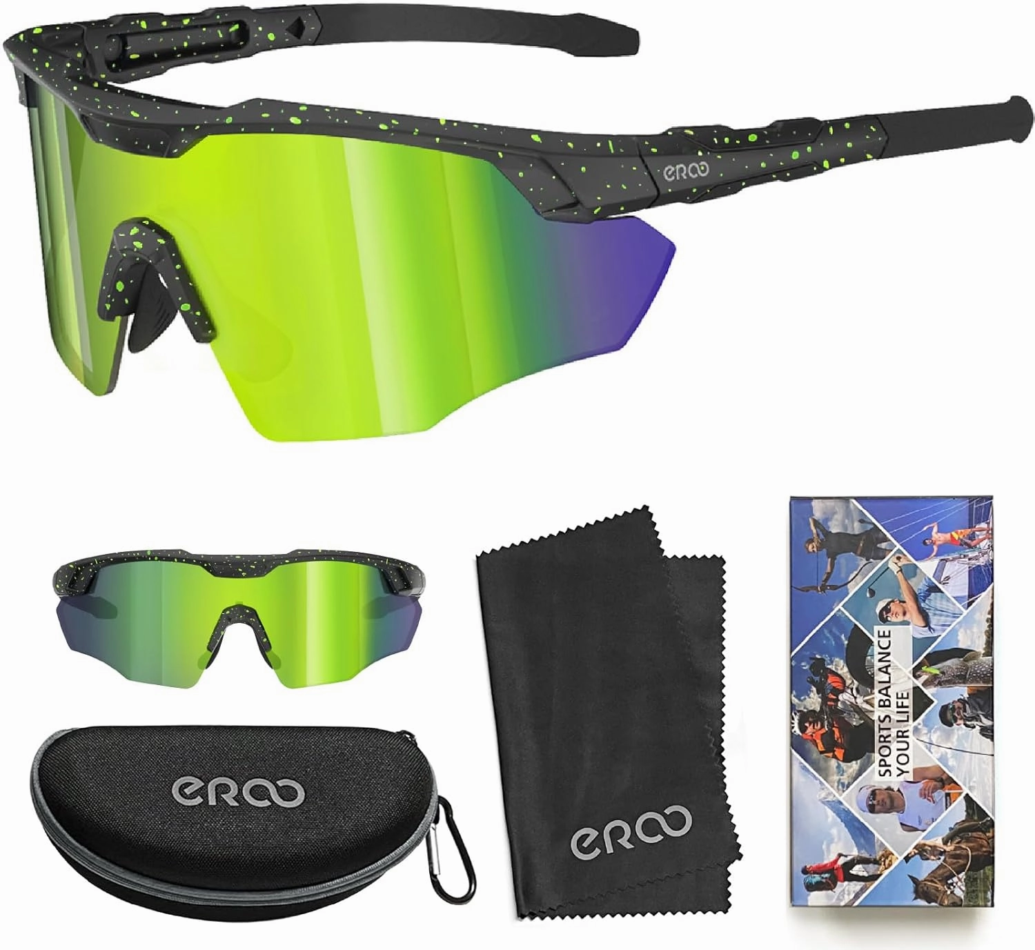 Sports Shades XL Sunglasses for Men Baseball, Running Cycling Volleyball MTB Outdoor Recreation Gifts Padel Beach Tennis