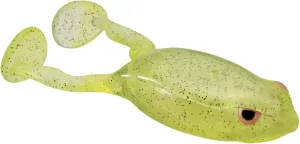 SPRO Fishing SEFF65YLSP Flappin Frog 65 Yellow Sparkle Ewg Double Ss De NSC 4/0