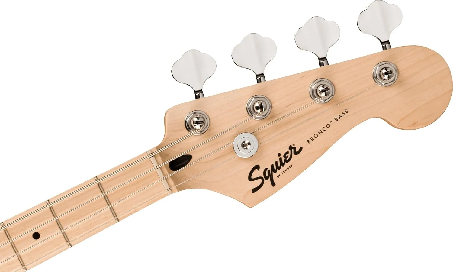 Squier Squier Sonic Bronco Bass, Arctic White, Maple Fingerboard