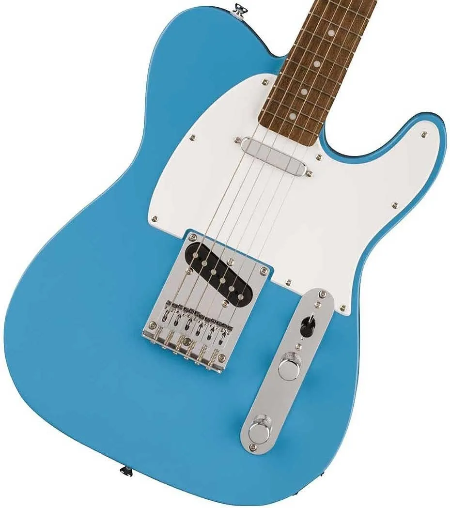 Squire Sonic Telecaster Electric Guitar, California Blue, Laurel Fingerboard