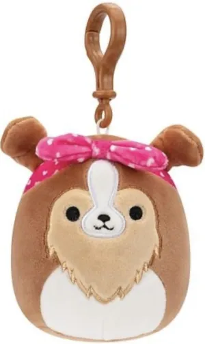 Squishmallows 3.5 inch Mini Clips, Set of 6 - Andres, Willett, Francine, Eden, Miry, Middy, Plush Toys for Kids & Adults - Official Kellytoy