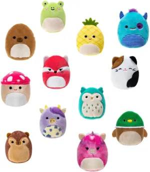 Squishmallows All-Star Squad - 12 Fan Favorites Mini 2in Plush Toy Set, 12 of Plush Toys Mini