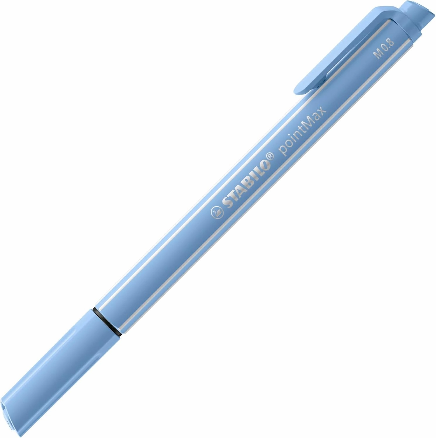 STABILO Nylon Tip Writing Pen pointMax - Wallet of 24 - Assorted Colors