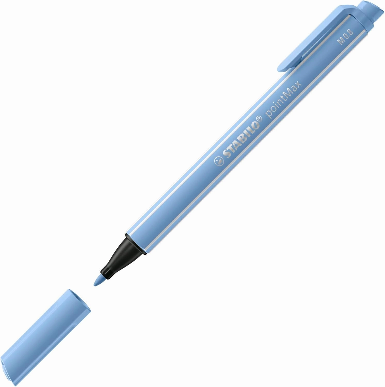 STABILO Nylon Tip Writing Pen pointMax - Wallet of 24 - Assorted Colors