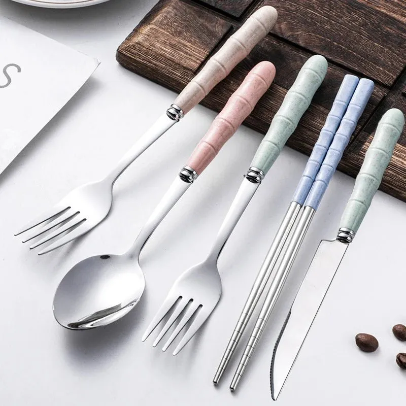 Stainless Steel Lunch Cutlery Set